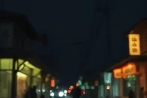 深夜厨房案板上摆着切好的食材，锅里冒着热气