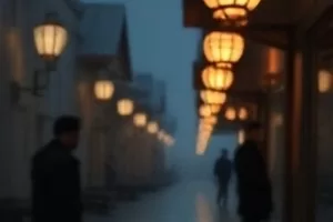 书桌上摊开的手写教案本，边上放着老式钢笔
